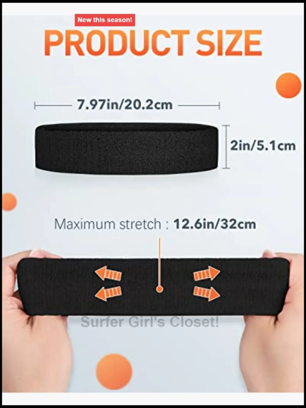 Terry Cloth Sweatband Headband Sport Headbands for Men Women Athletic Running